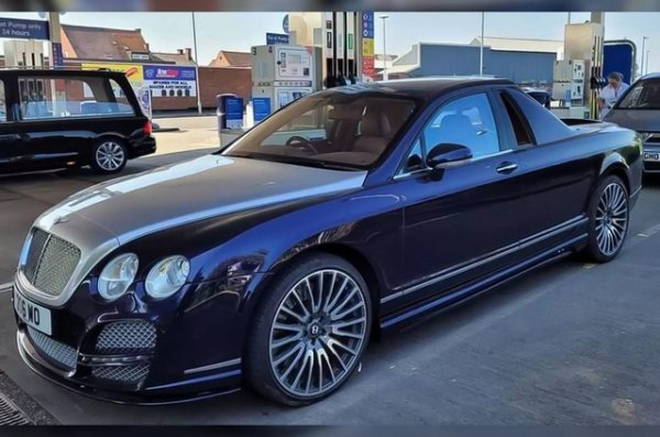 Bentley Flying Spur е превърнат в пикап от британското тунинг студио DC Classics в Уест Мидландс, което за първи преобразува Bentley. За основа са взели седан от модела 2005 г., като предната част на кабината, шасито и двигателя - сериен 6-литров W12 с мощност 560 к.с., не са променяни. Задвижването на четирите колела също е запазено.